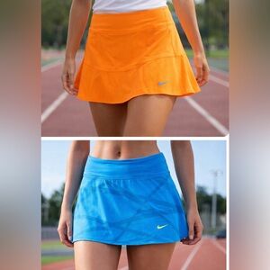 Nike activewear woman skirts with built in shorts bundle 2 total Sz large drifit